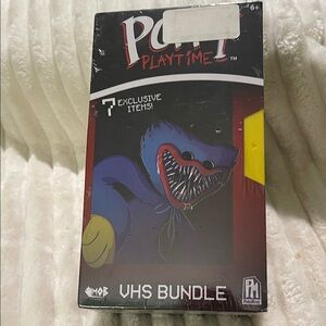 Poppy Playtime VHS Bundle Box - Blue Character Artwork